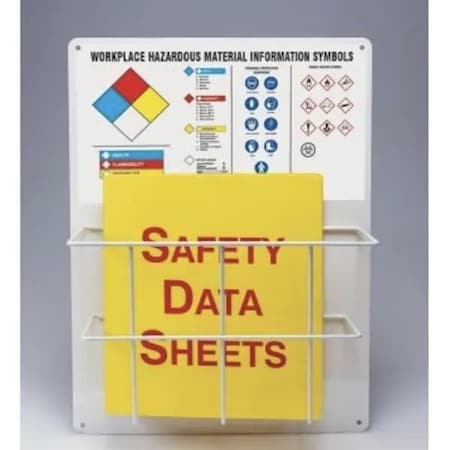 Accuform WHMIS ALUMINUM BASKET CENTER BOARD ZRS345 ZRS345